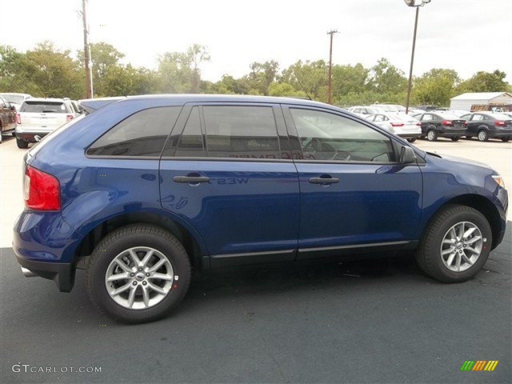 2013 Edge SE - Deep Impact Blue Metallic / Medium Light Stone photo #10