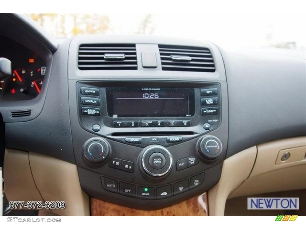 2003 Accord EX V6 Coupe - San Marino Red / Ivory photo #16