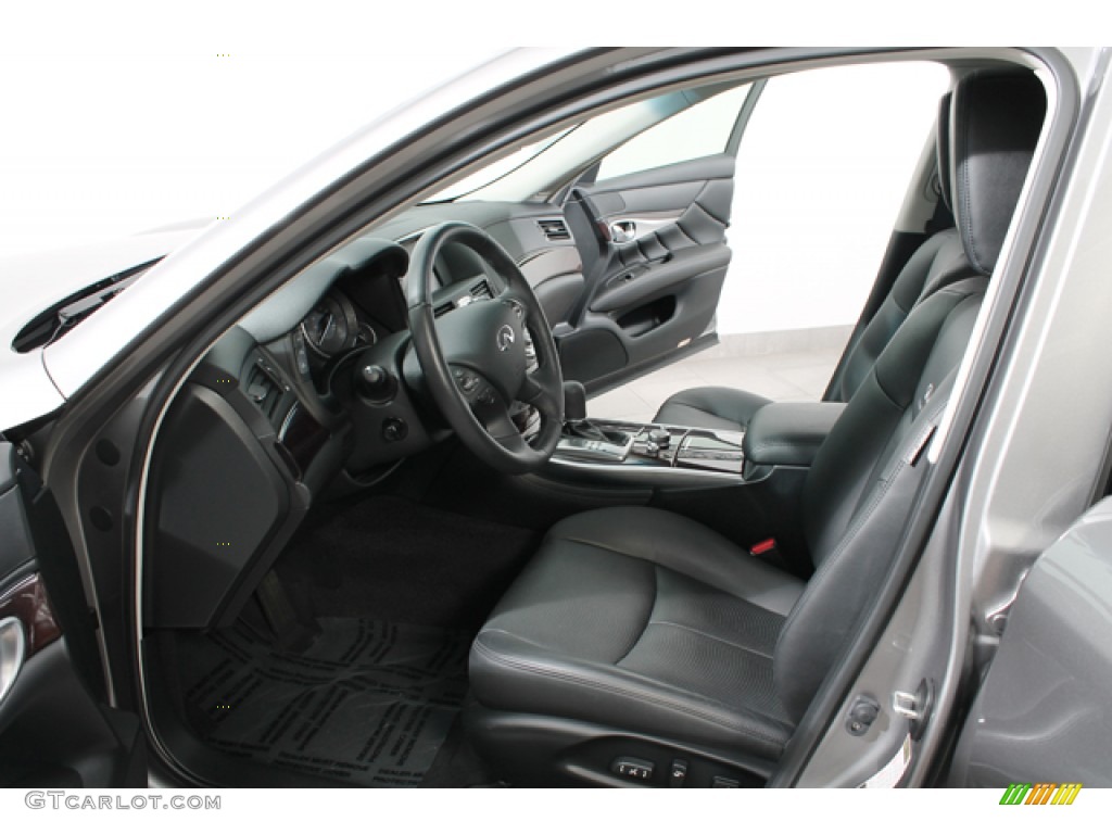 Graphite Interior 2012 Infiniti M 37x AWD Sedan Photo #72827436