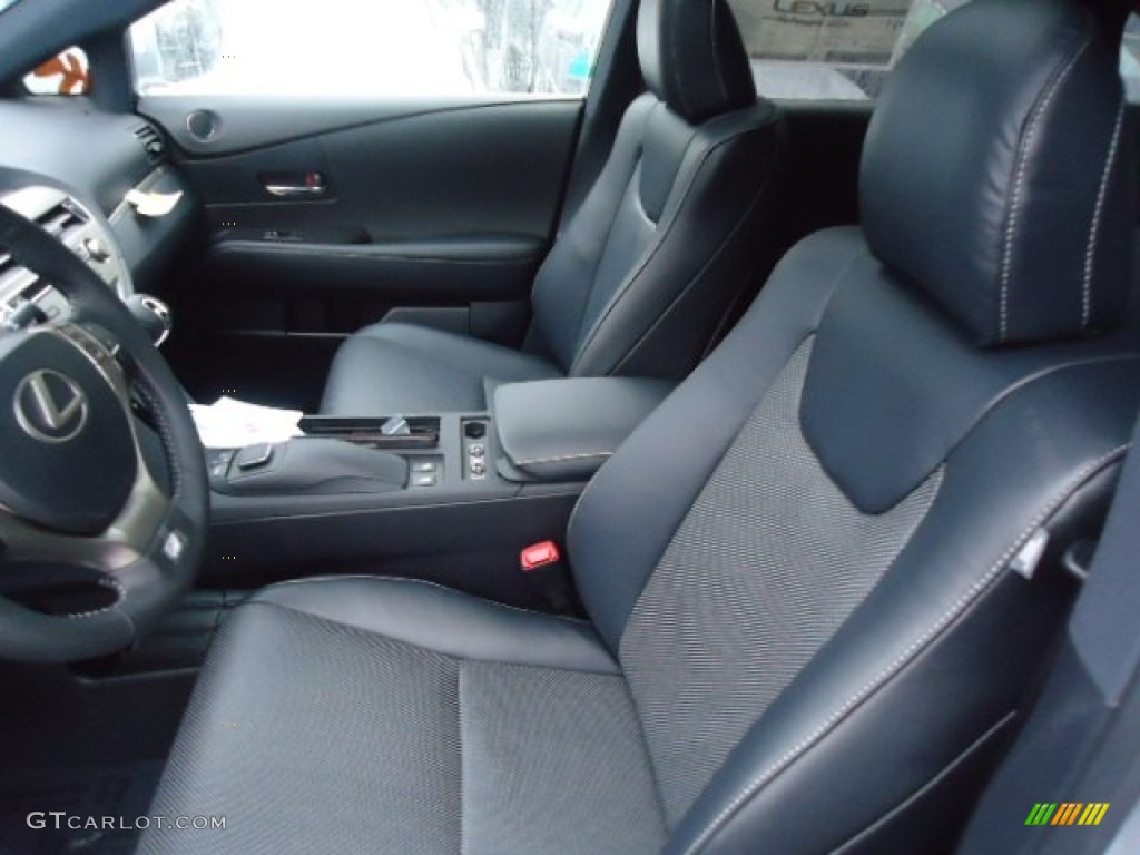 Black/Ebony Birds Eye Maple Interior 2013 Lexus RX 350 F Sport AWD Photo #72827645
