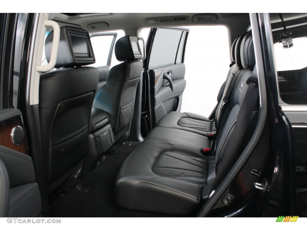 Graphite Interior 2012 Infiniti QX 56 4WD Photo #72828341