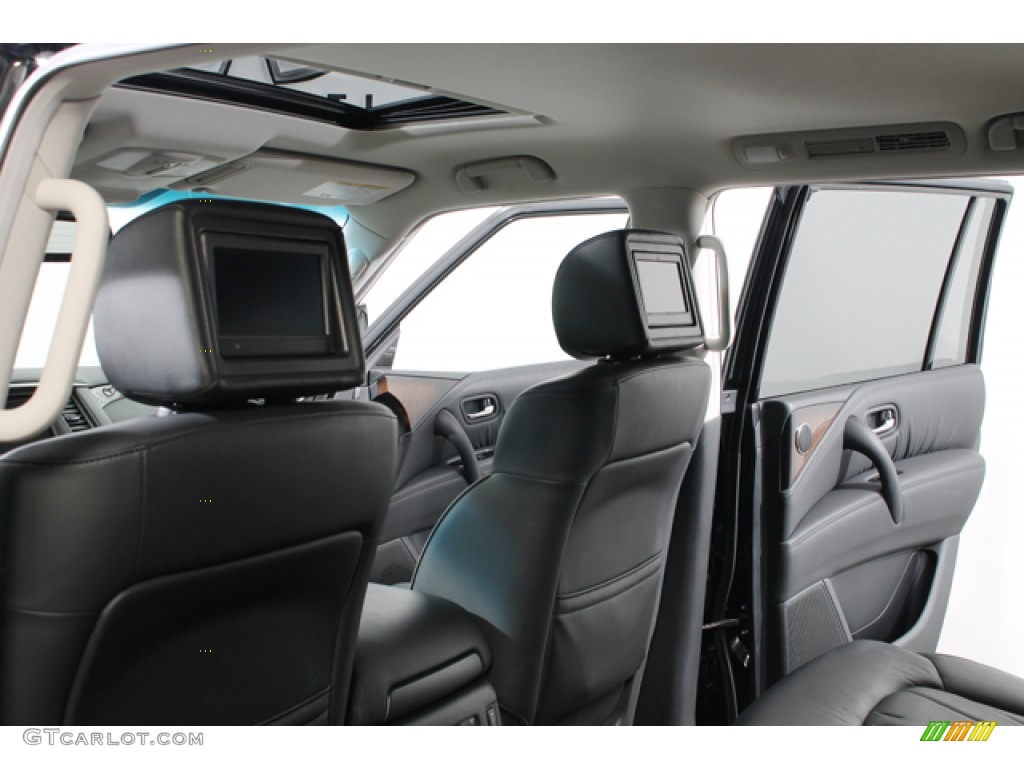 Graphite Interior 2012 Infiniti QX 56 4WD Photo #72828381
