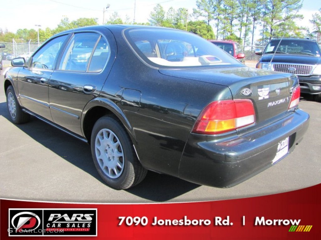 1997 Maxima SE - Cypress Green Pearl Metallic / Beige photo #2