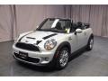 2013 White Silver Metallic Mini Cooper S Convertible  photo #1