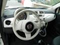 Tessuto Grigio/Avorio (Grey/Ivory) 2012 Fiat 500 Pop Dashboard