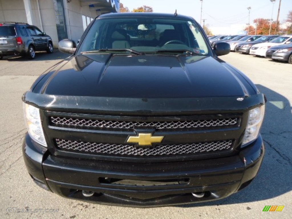 2010 Silverado 1500 LT Crew Cab 4x4 - Black Granite Metallic / Ebony photo #7