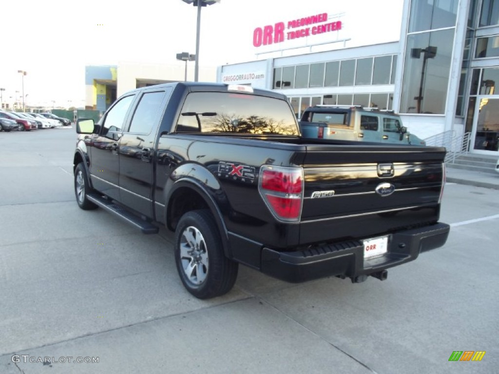 2010 F150 FX2 SuperCrew - Tuxedo Black / Black photo #4