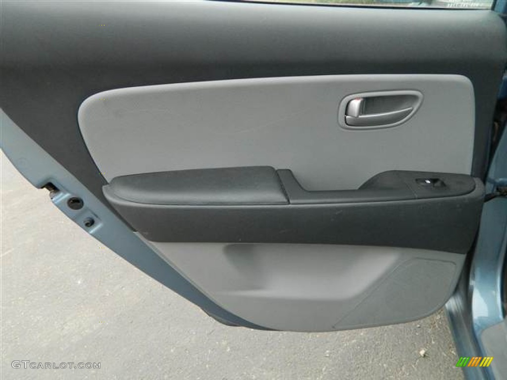 2007 Elantra GLS Sedan - Seattle Light Blue / Gray photo #18