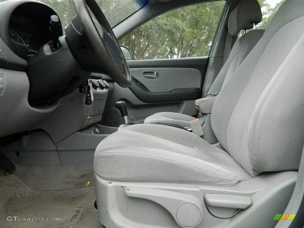 2007 Elantra GLS Sedan - Seattle Light Blue / Gray photo #21