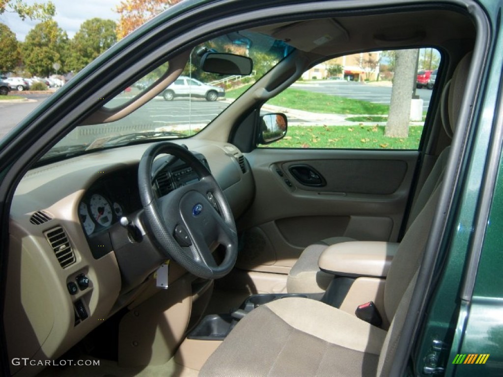 Medium Parchment Interior 2002 Ford Escape XLT V6 4WD Photo #72832890