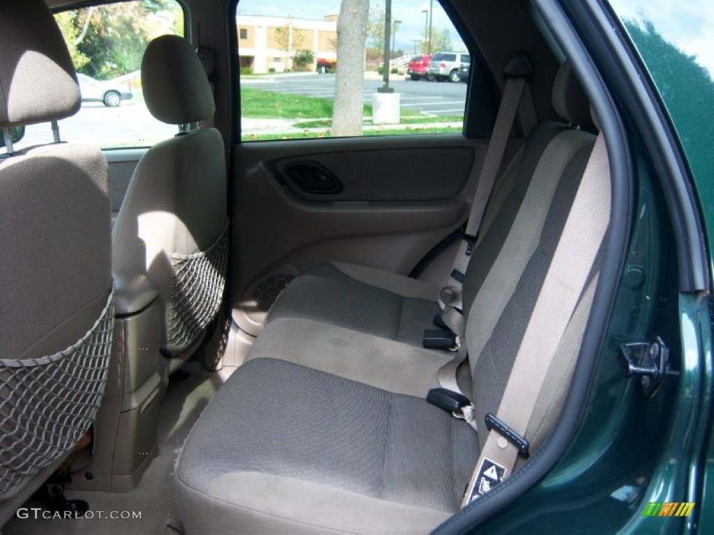 2002 Ford Escape XLT V6 4WD Rear Seat Photo #72832914