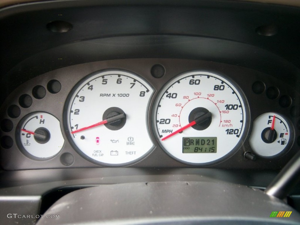2002 Ford Escape XLT V6 4WD Gauges Photo #72832958