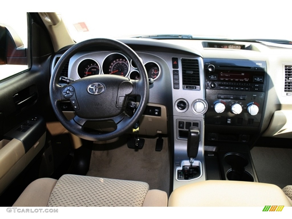 2011 Tundra TRD Double Cab 4x4 - Radiant Red / Sand Beige photo #10