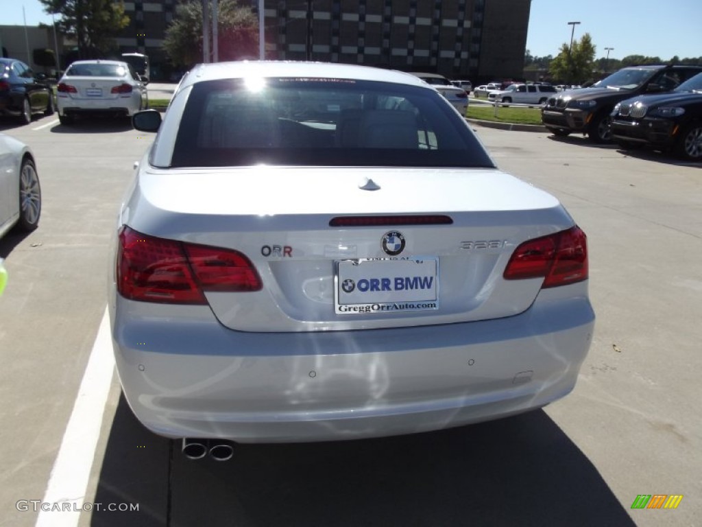 2013 3 Series 328i Convertible - Mineral White Metallic / Oyster photo #7