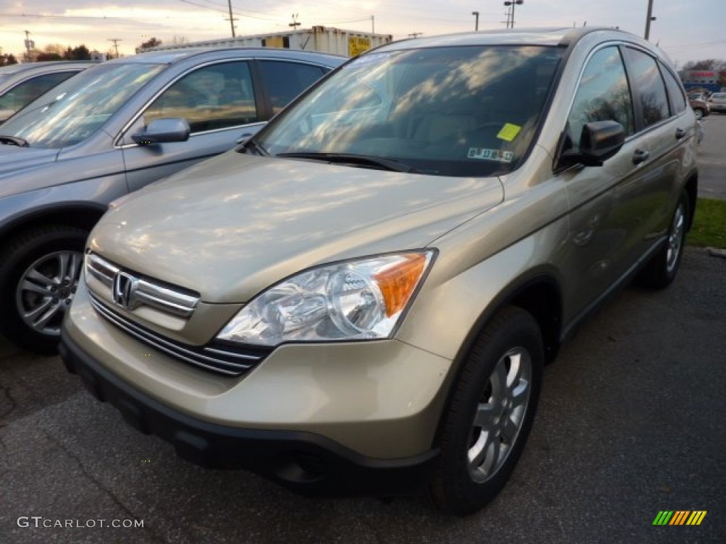 2007 CR-V EX 4WD - Borrego Beige Metallic / Ivory photo #3