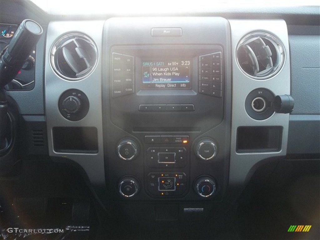 2013 F150 XLT SuperCrew - Ruby Red Metallic / Steel Gray photo #43