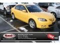 Solar Yellow Mica 2004 Mazda MAZDA3 s Sedan