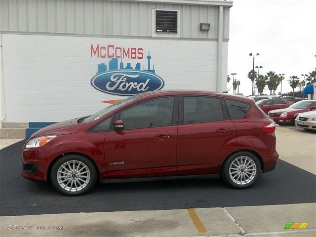 2013 C-Max Hybrid SE - Ruby Red / Medium Light Stone photo #2