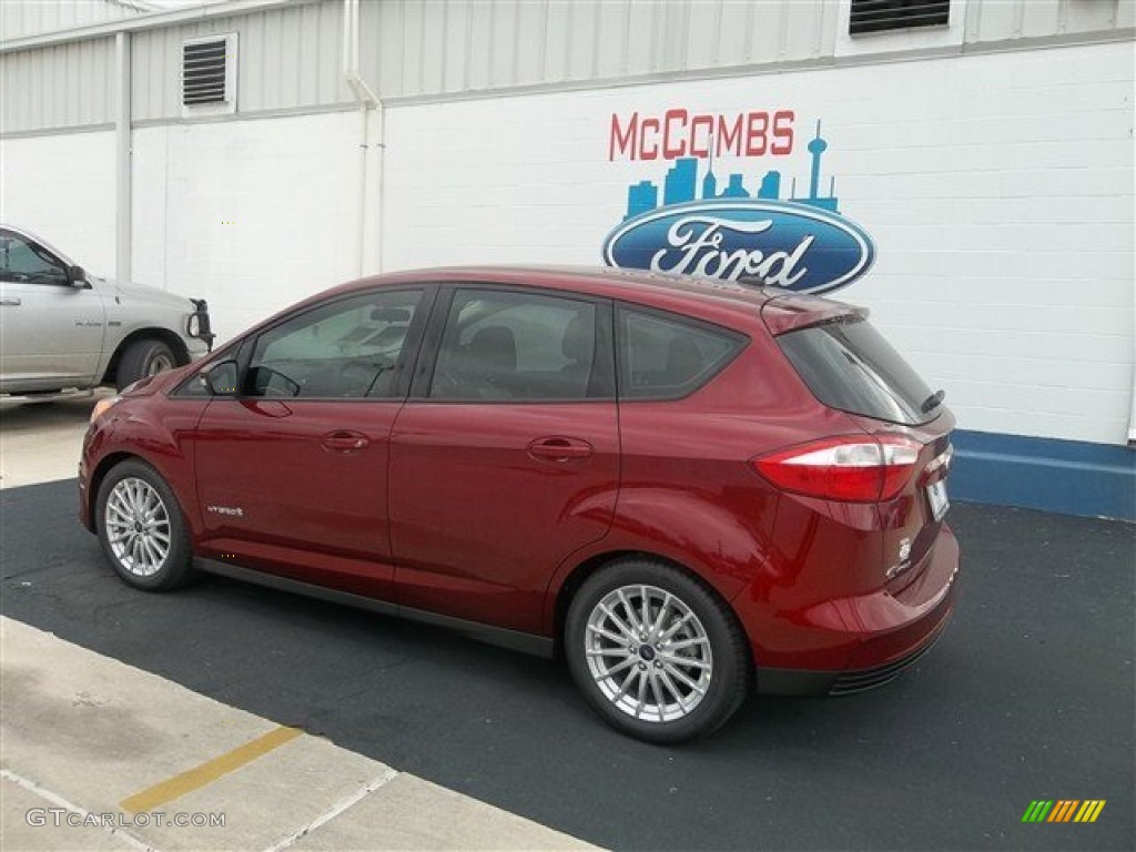 2013 C-Max Hybrid SE - Ruby Red / Medium Light Stone photo #3