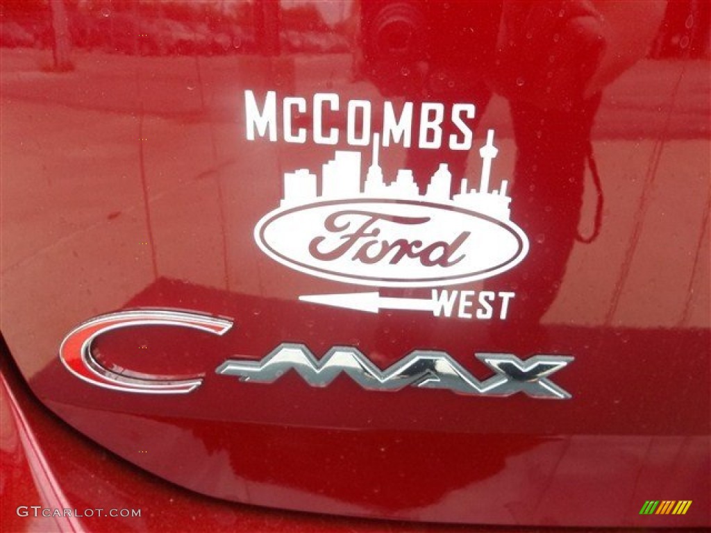 2013 C-Max Hybrid SE - Ruby Red / Medium Light Stone photo #9