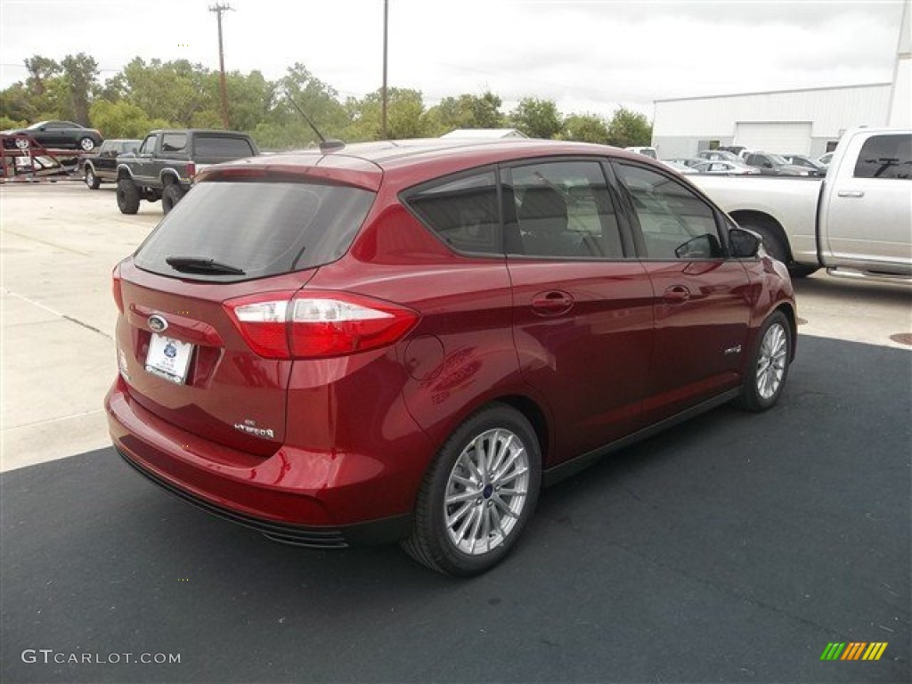 2013 C-Max Hybrid SE - Ruby Red / Medium Light Stone photo #14