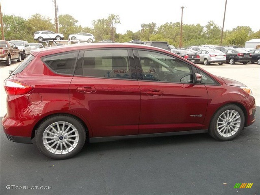 2013 C-Max Hybrid SE - Ruby Red / Medium Light Stone photo #15