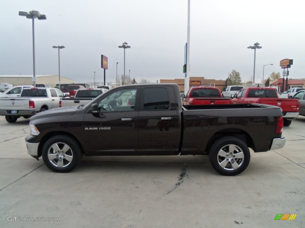 2011 Ram 1500 Big Horn Quad Cab 4x4 - Rugged Brown Pearl / Dark Slate Gray/Medium Graystone photo #7