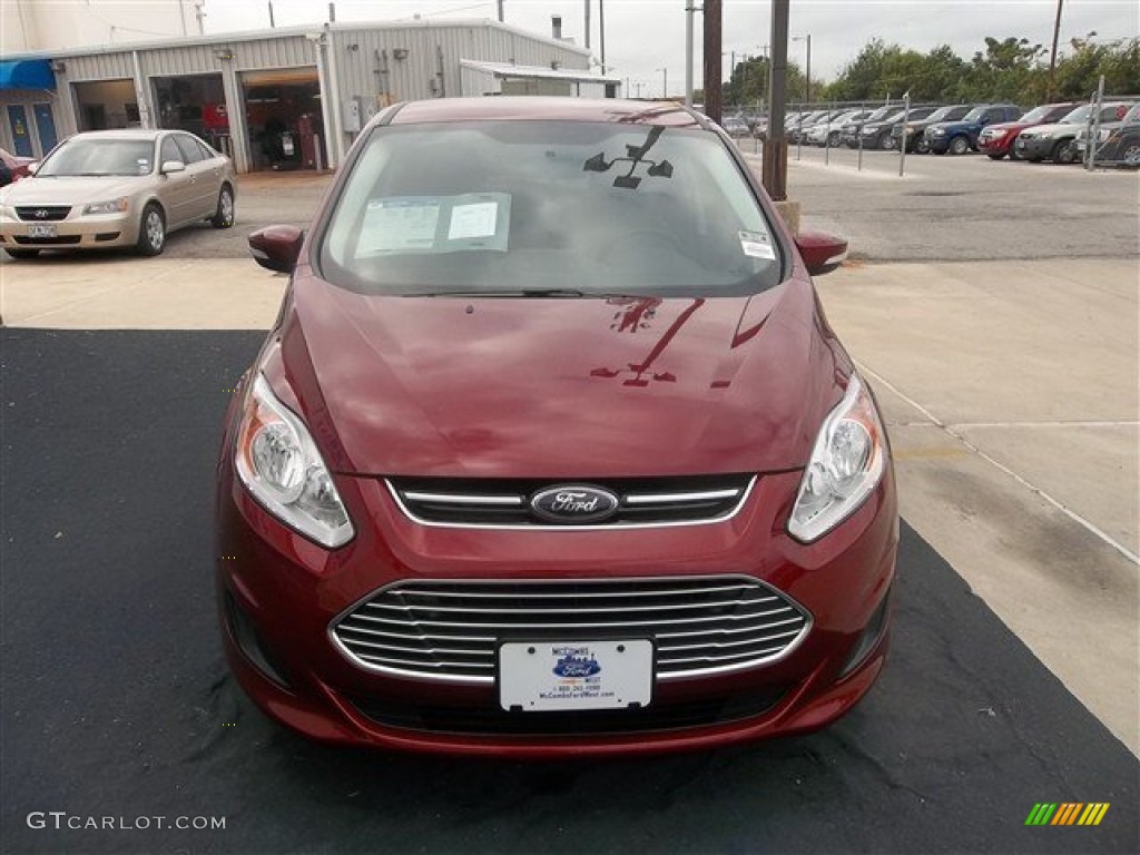 2013 C-Max Hybrid SE - Ruby Red / Medium Light Stone photo #23