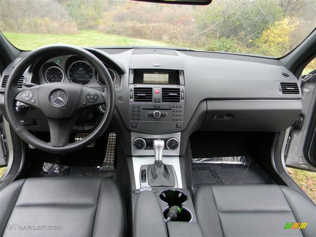 Black Interior 2010 Mercedes-Benz C 300 Sport 4Matic Photo #72836880