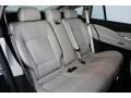 2011 BMW 5 Series Ivory White/Black Interior Rear Seat Photo