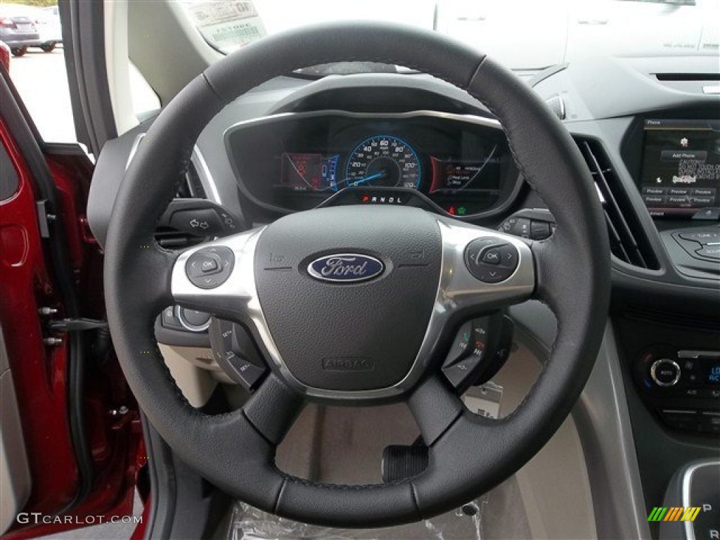 2013 C-Max Hybrid SE - Ruby Red / Medium Light Stone photo #54