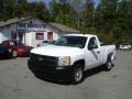 2008 Summit White Chevrolet Silverado 1500 Work Truck Regular Cab  photo #1