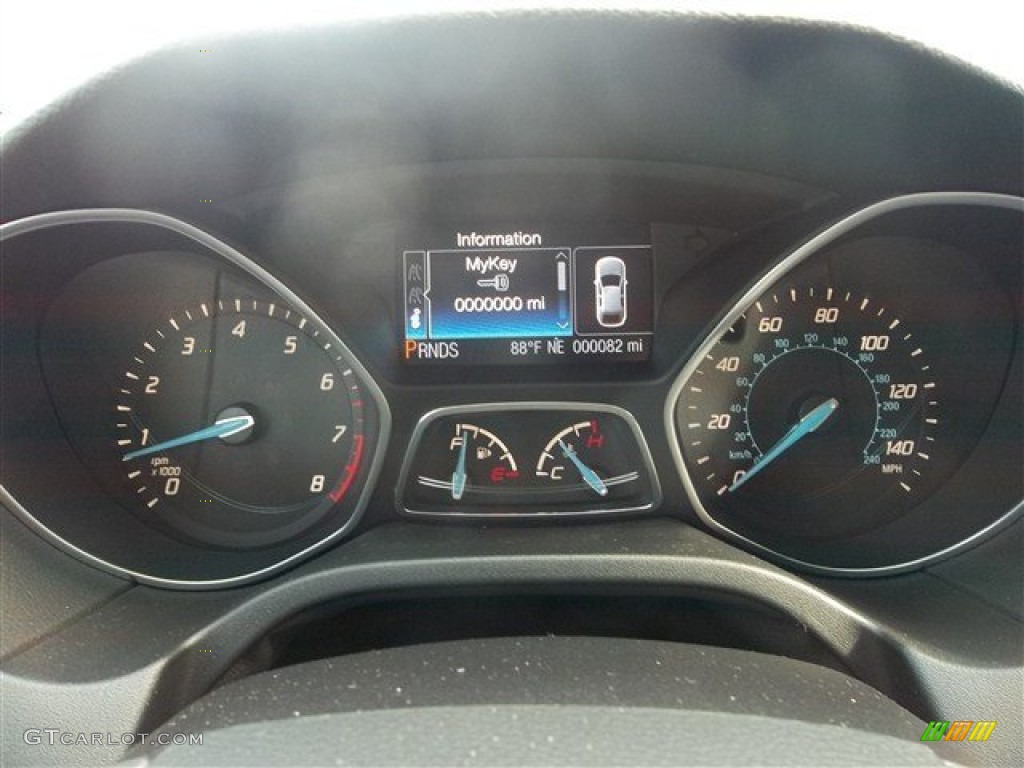 2013 Ford Focus Titanium Hatchback Gauges Photo #72840030