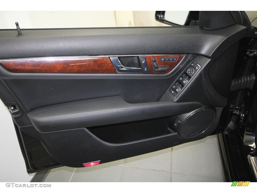 2010 Mercedes-Benz C 63 AMG Black Door Panel Photo #72840738