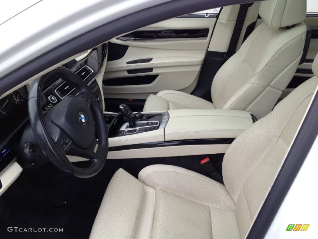 Platinum Full Merino Leather Interior 2010 BMW 7 Series 760Li Sedan Photo #72841128