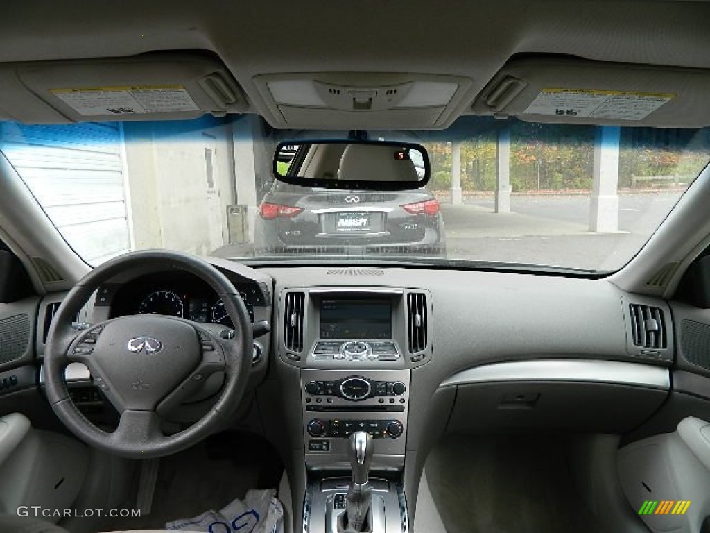 2012 Infiniti G 37 x AWD Sedan Stone Dashboard Photo #72842436