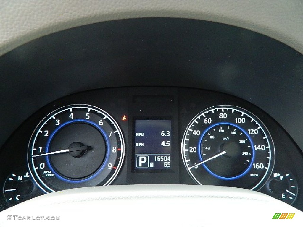 2012 Infiniti G 37 x AWD Sedan Gauges Photo #72842472