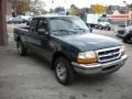 1998 Deep Emerald Green Metallic Ford Ranger XLT Extended Cab  photo #8