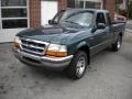 1998 Deep Emerald Green Metallic Ford Ranger XLT Extended Cab  photo #10