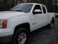 2008 Summit White GMC Sierra 2500HD SLT Extended Cab 4x4  photo #21