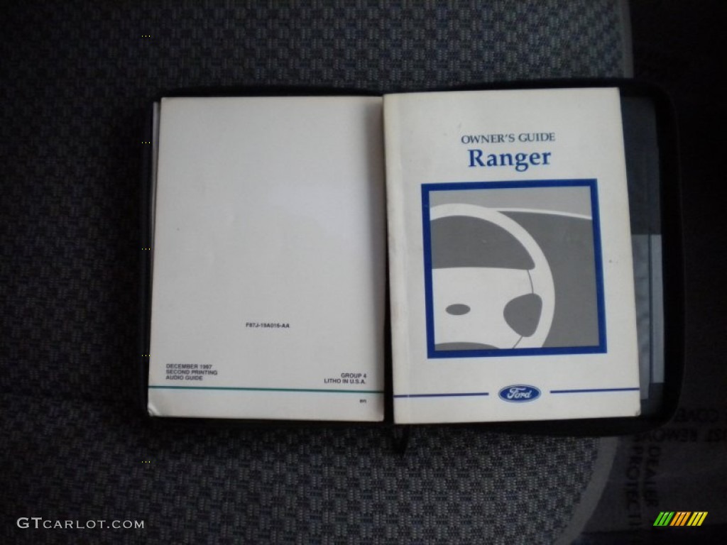 1998 Ford Ranger XLT Extended Cab Books/Manuals Photo #72843261