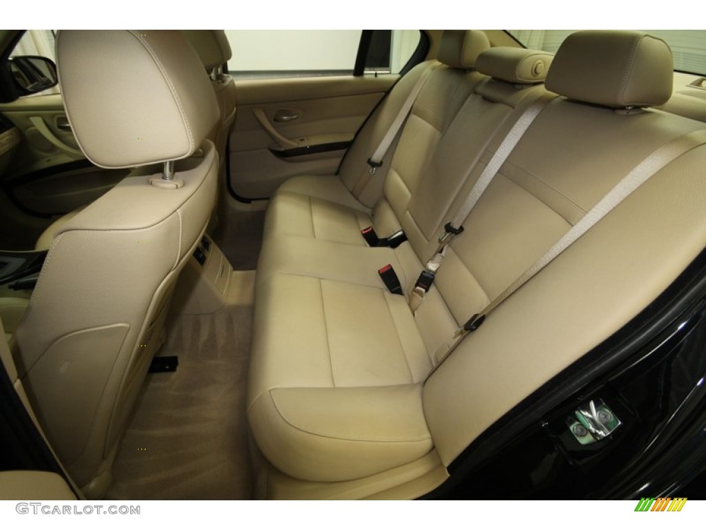 2009 3 Series 328i Sedan - Black Sapphire Metallic / Beige photo #14