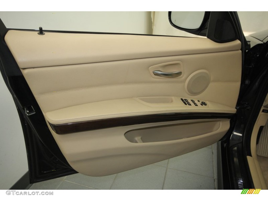 2009 3 Series 328i Sedan - Black Sapphire Metallic / Beige photo #15