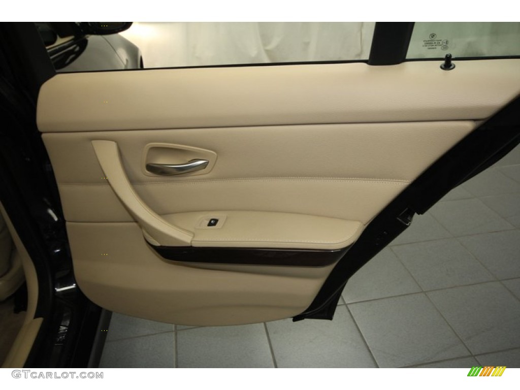 2009 3 Series 328i Sedan - Black Sapphire Metallic / Beige photo #33