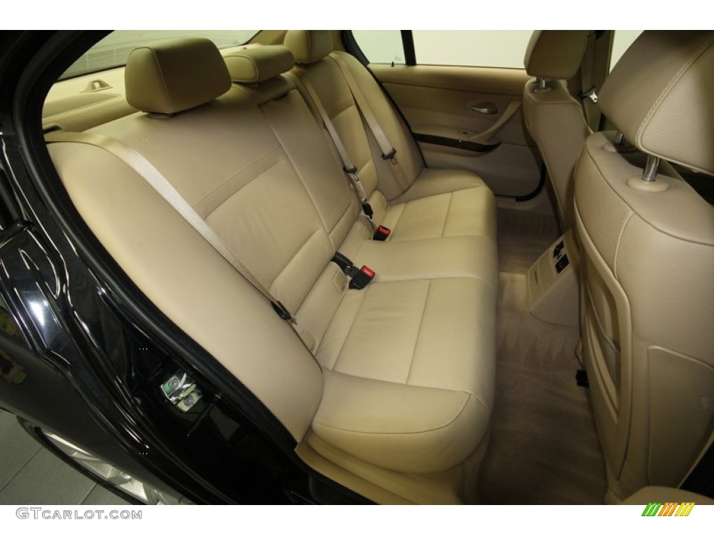 2009 3 Series 328i Sedan - Black Sapphire Metallic / Beige photo #34