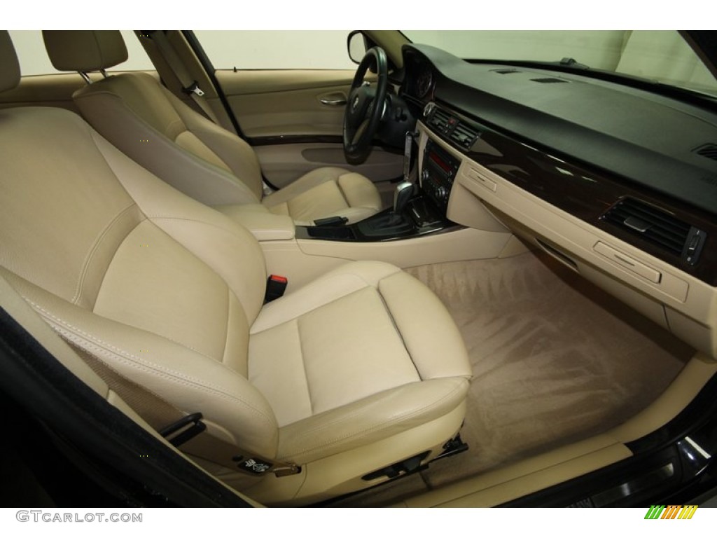 2009 3 Series 328i Sedan - Black Sapphire Metallic / Beige photo #35