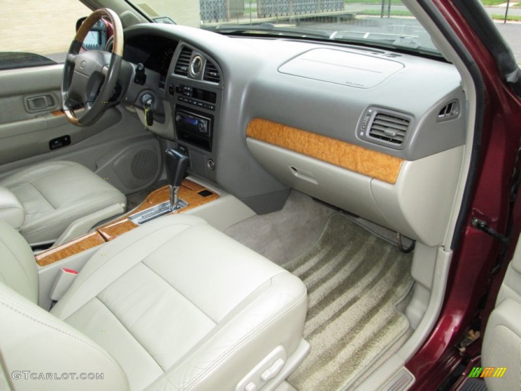 2001 QX4 4x4 - Burgundy Metallic / Stone Beige photo #16