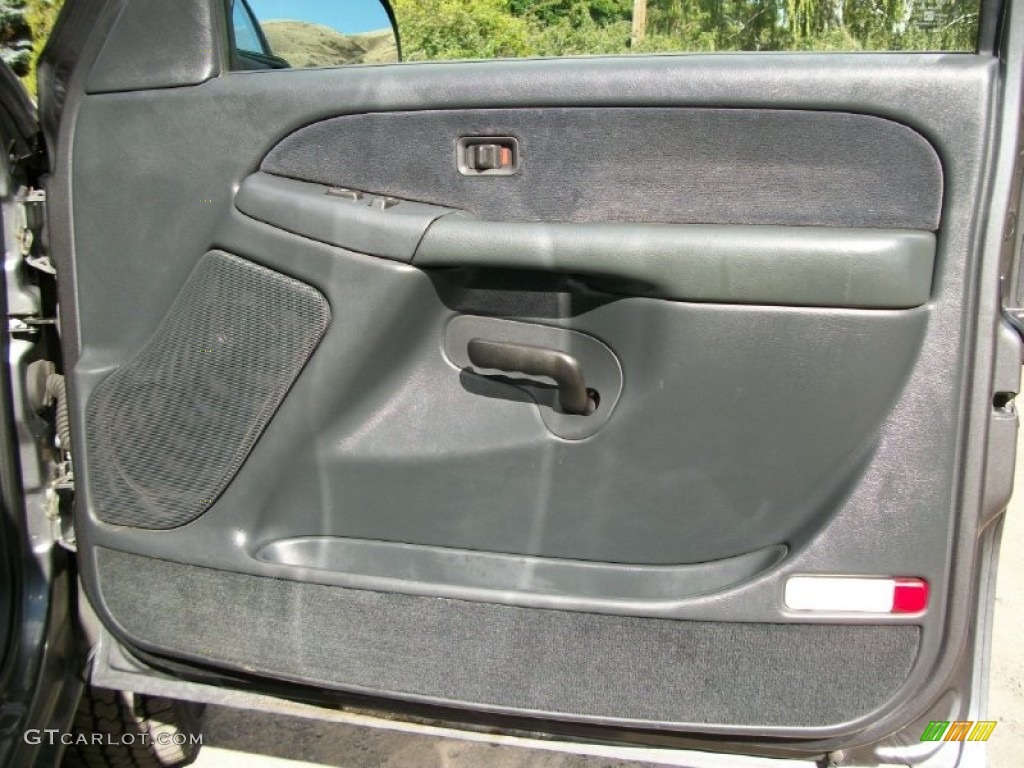 2000 Silverado 2500 LS Extended Cab 4x4 - Medium Charcoal Gray Metallic / Graphite photo #25