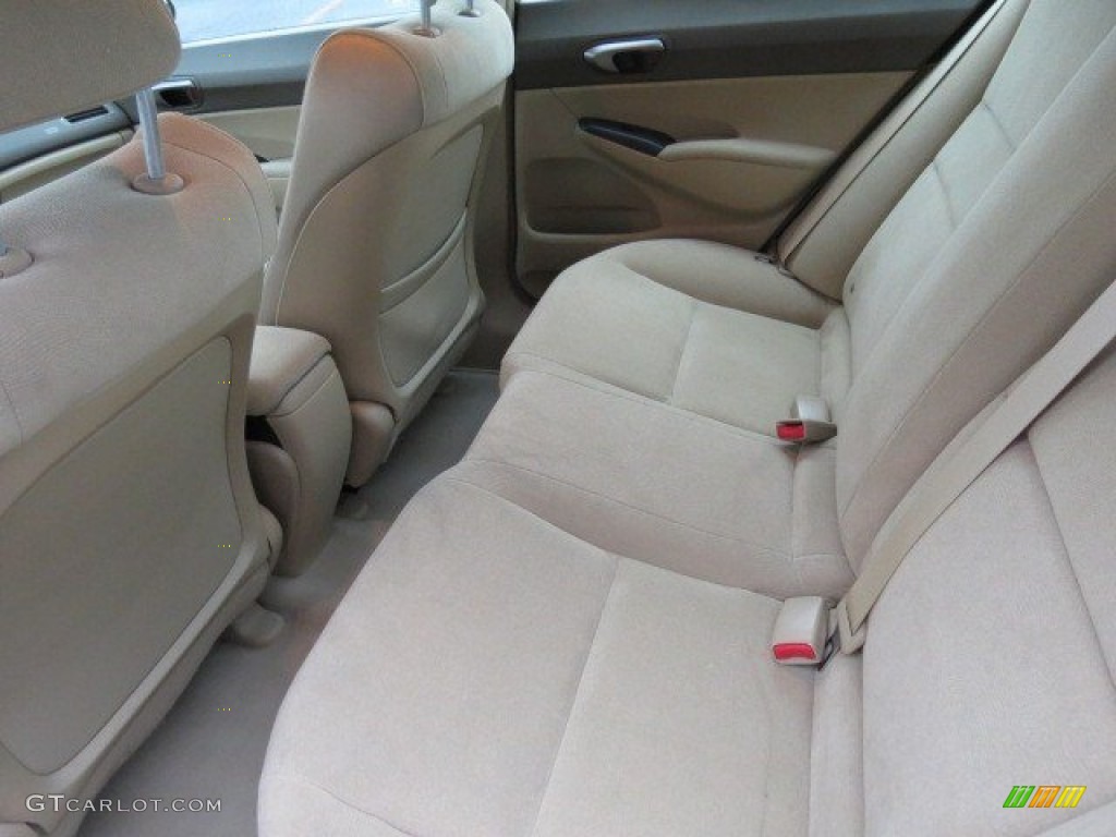 2007 Honda Civic LX Sedan Rear Seat Photo #72846072