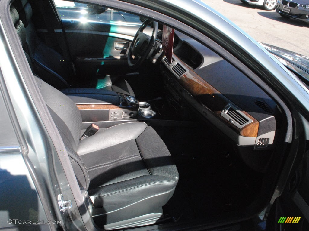 2003 7 Series 745Li Sedan - Titanium Grey Metallic / Black/Black photo #3